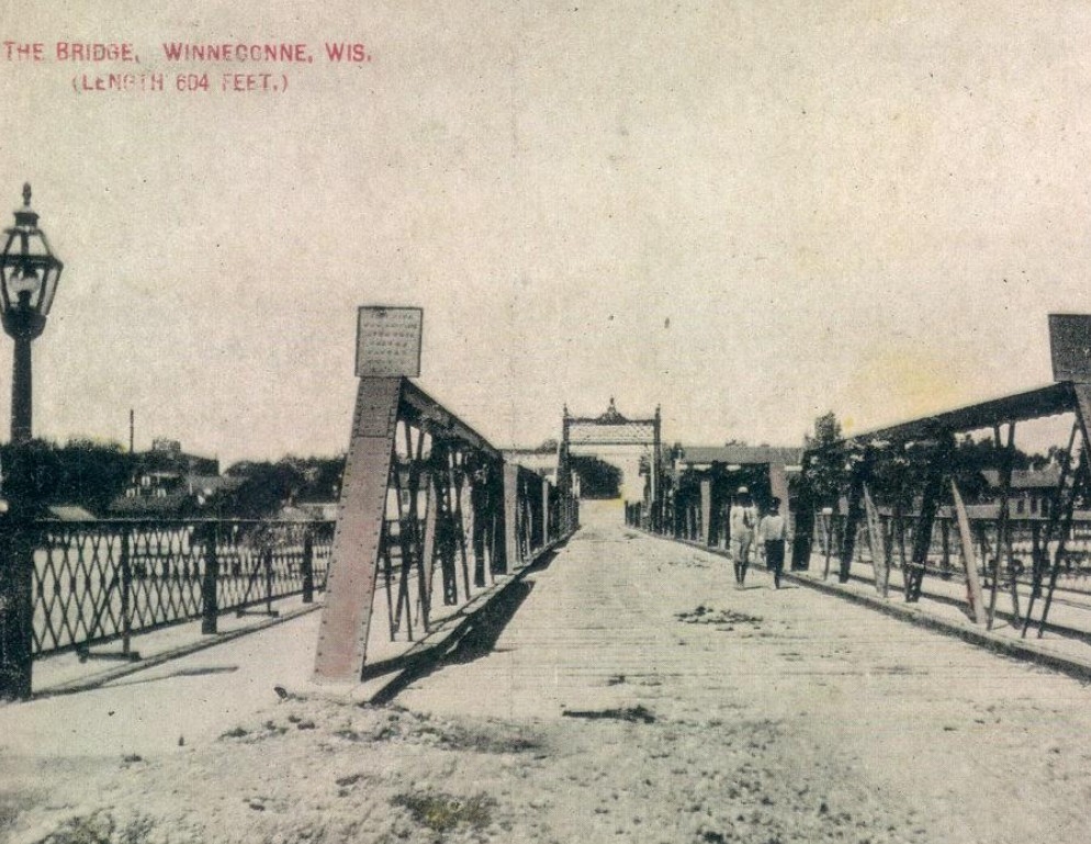 Winneconne's Iron Bridge 1888